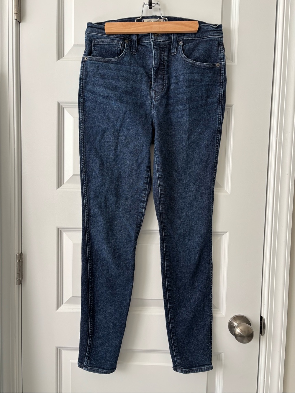 Madewell 10" High-Rise Skinny Jeans Size 28 Dark Wash